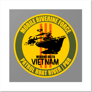 Mobile Riverine Force Mekong Delta Vietnam Posters and Art